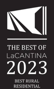 Yellow badge with "2022 Best of Houzz Service" text and a small white house icon.
